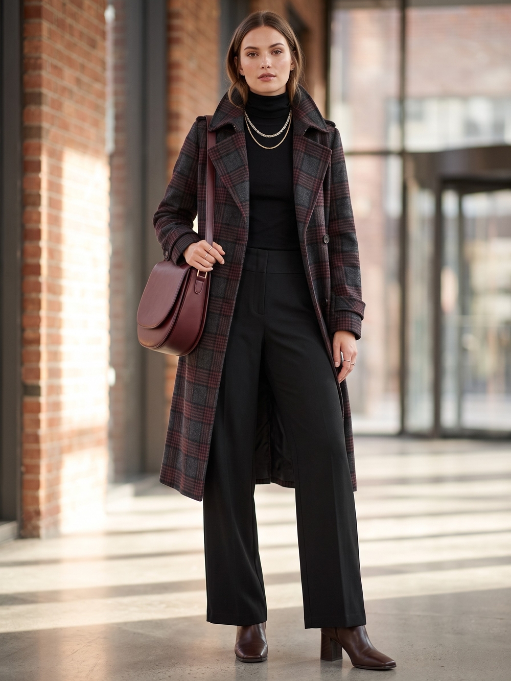 JACOB Tall Black Tailored Trousers Wide Leg Quiet Luxury Minimalist Workwear